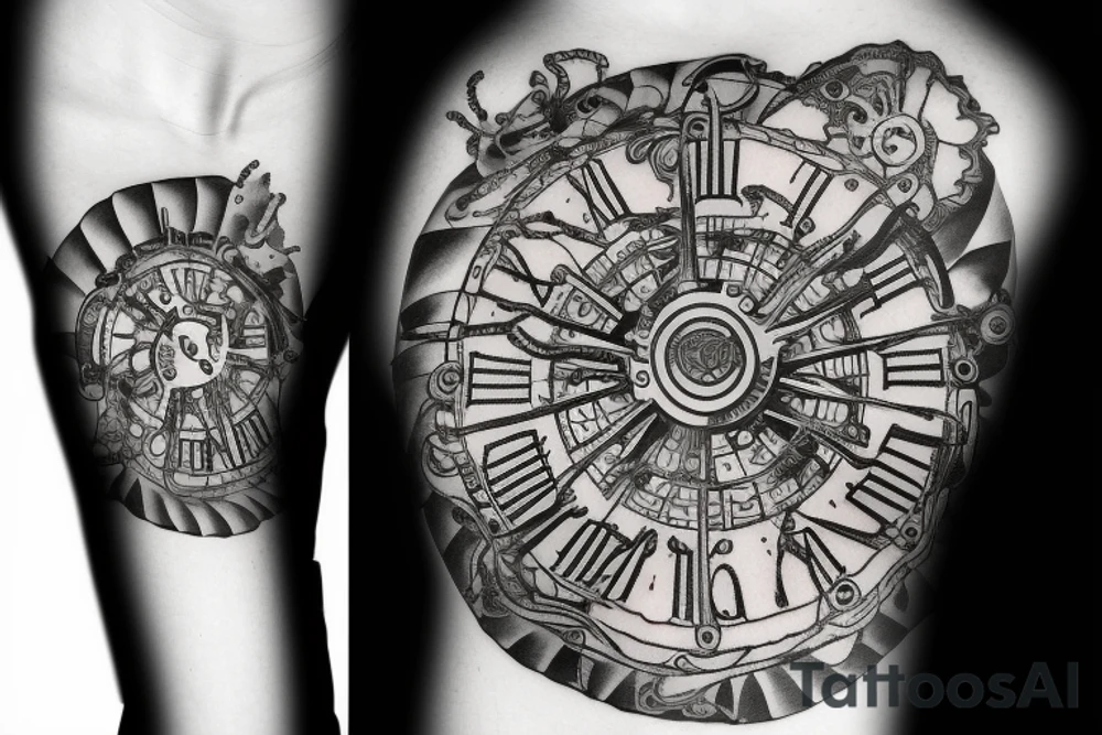 Clockwork Frog tattoo idea