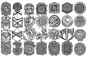 infinite sand timr tattoo idea