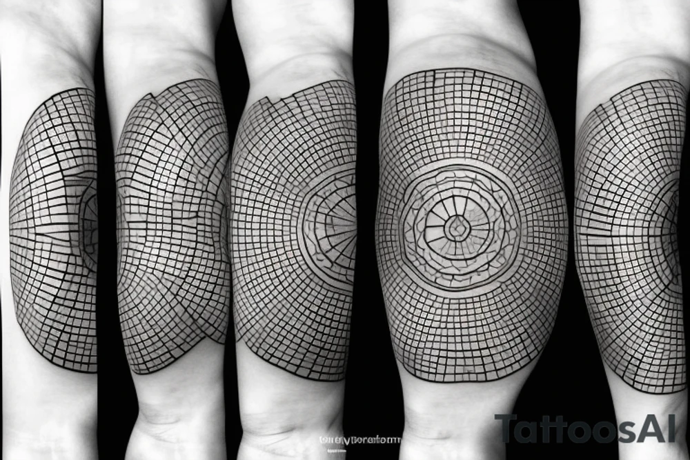 infinite hour glass tattoo idea