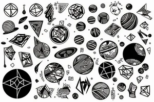Planet tattoo idea
