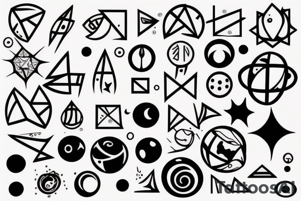 Planet tattoo idea