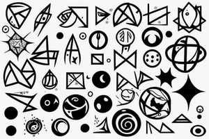 Planet tattoo idea