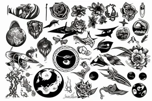 Planet tattoo idea
