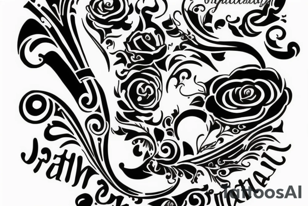 Latin quote representing life tattoo idea