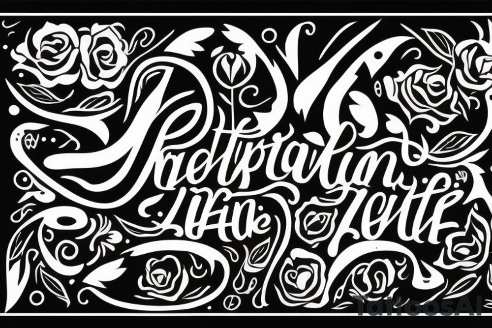 Latin quote representing life tattoo idea