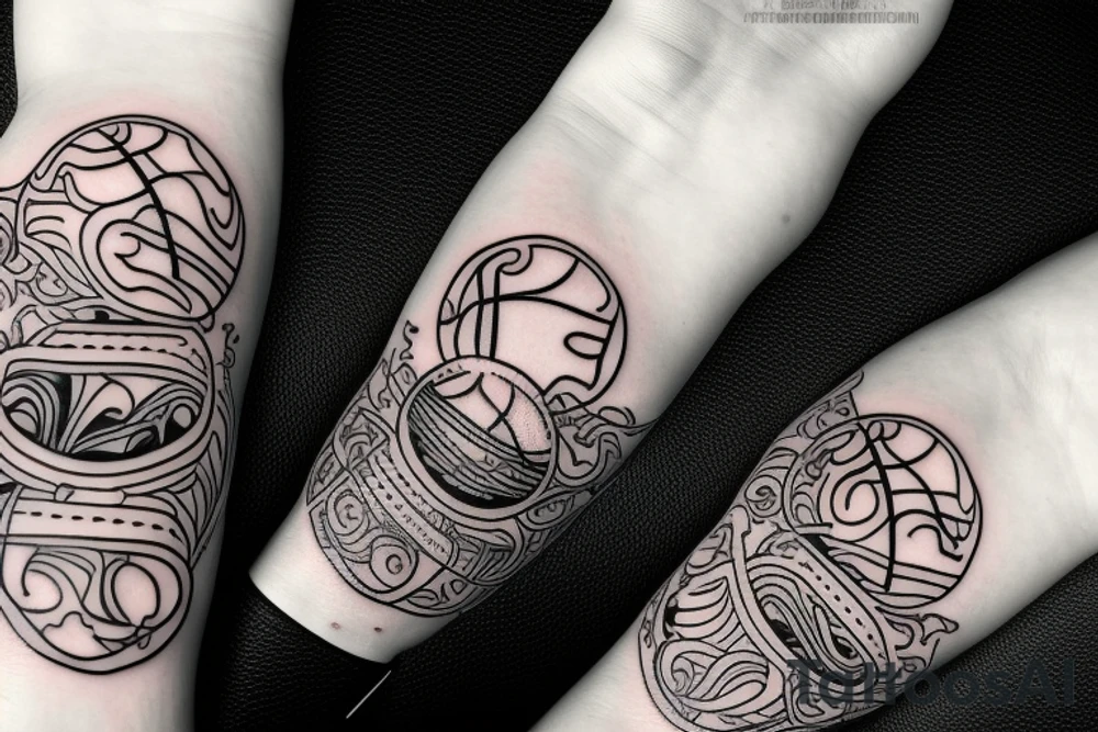 basketball, love tattoo idea