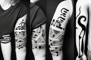 basketball, love, minimalist, tattoo idea