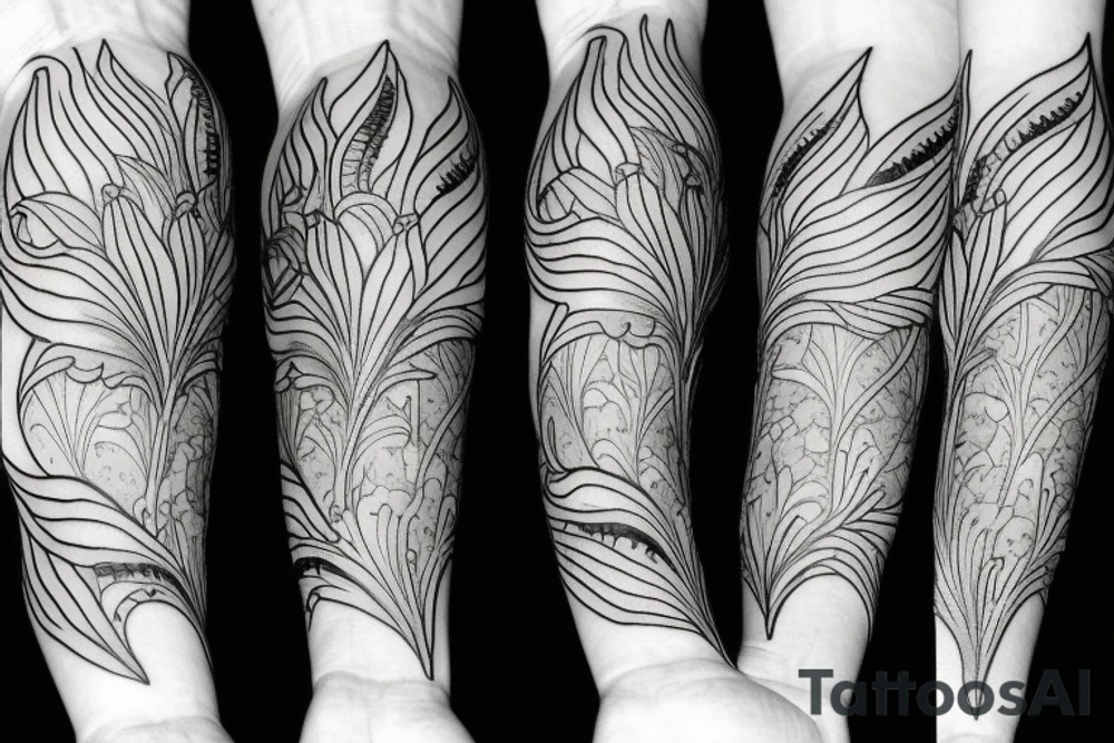 lilies tattoo idea