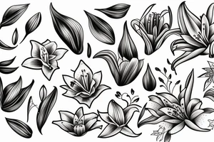 lilies tattoo idea
