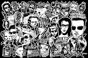 "I'am Jacks complete lack of surpirse" with fight club movie background. tattoo idea