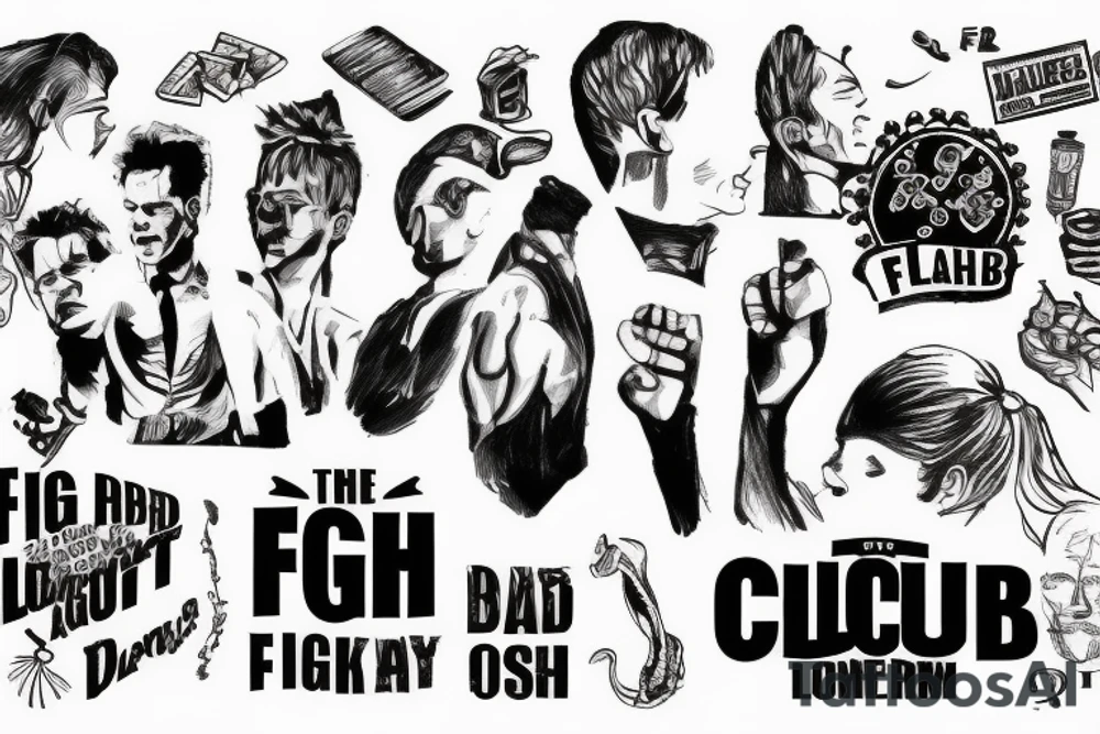 fight club movie. tattoo idea