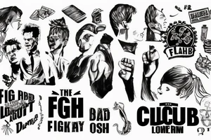 fight club movie. tattoo idea