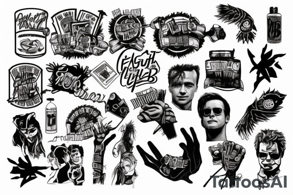 fight club movie. tattoo idea