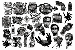 fight club movie. tattoo idea
