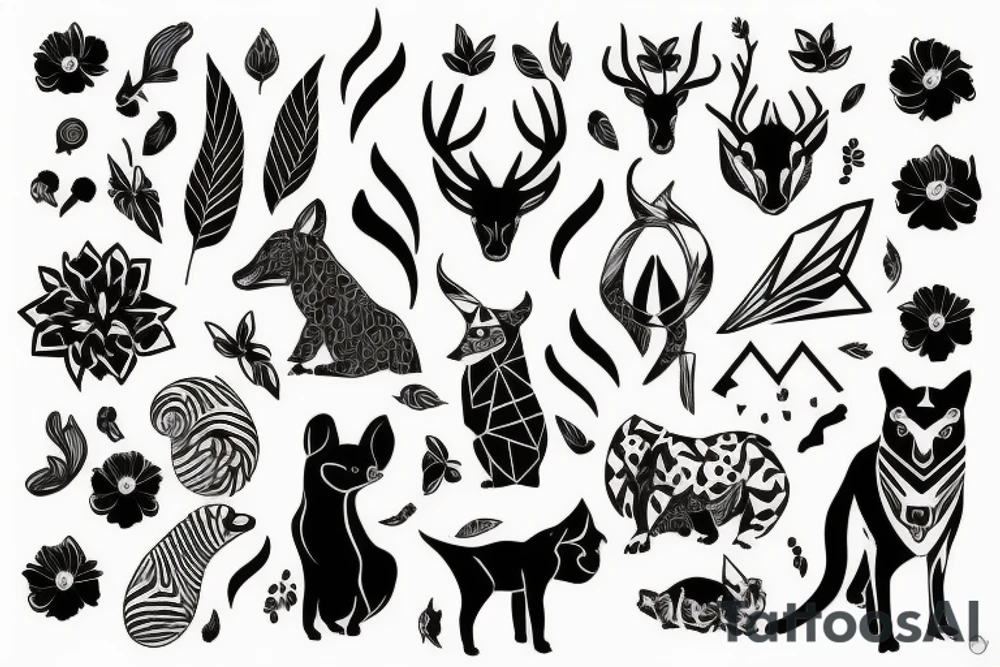 nature, animal tattoo idea