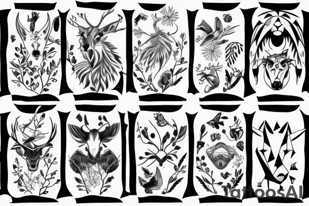 nature, animal tattoo idea