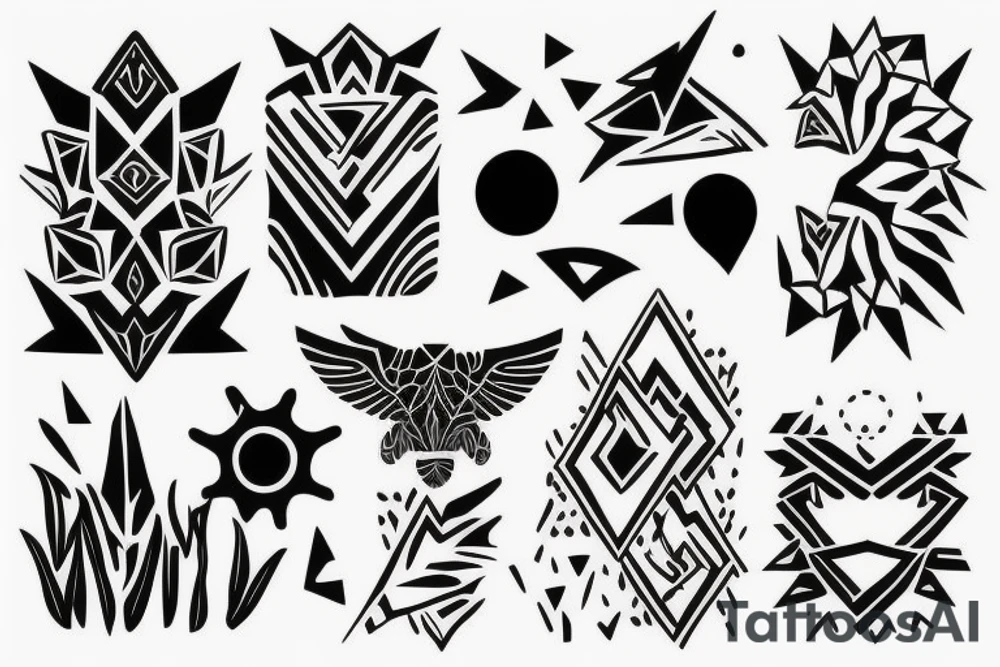 nature, sleeve tattoo idea
