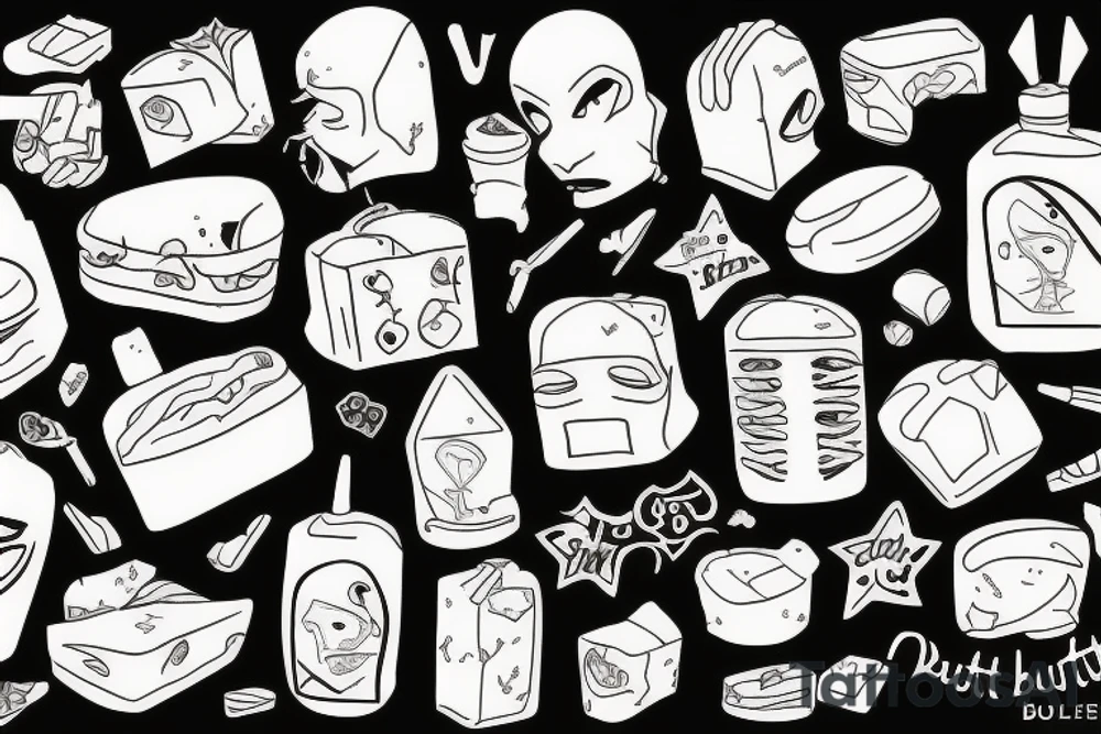 butter tattoo idea