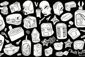 butter tattoo idea