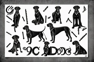 Doberman tattoo idea
