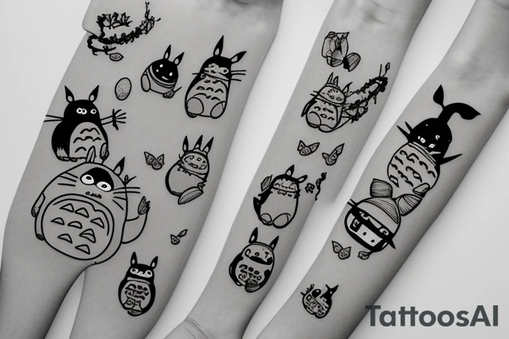 totoro tattoo idea