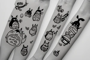 totoro tattoo idea