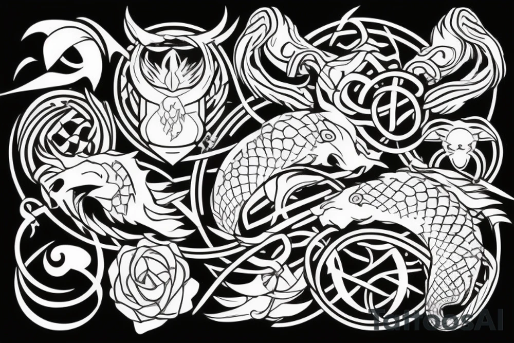 Ouroboros tattoo idea