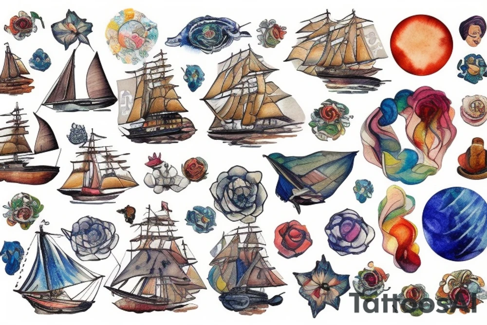 spirit of the ships tattoo idea