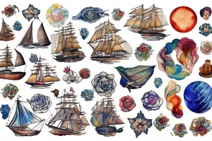 spirit of the ships tattoo idea
