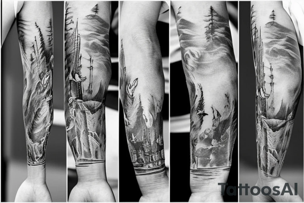 men forearm tattoo idea
