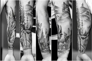 men forearm tattoo idea