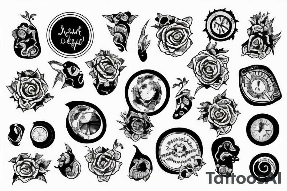 Sunset and a roundabout tattoo idea