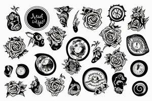 Sunset and a roundabout tattoo idea