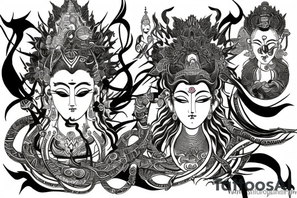 shiva tatoo tattoo idea