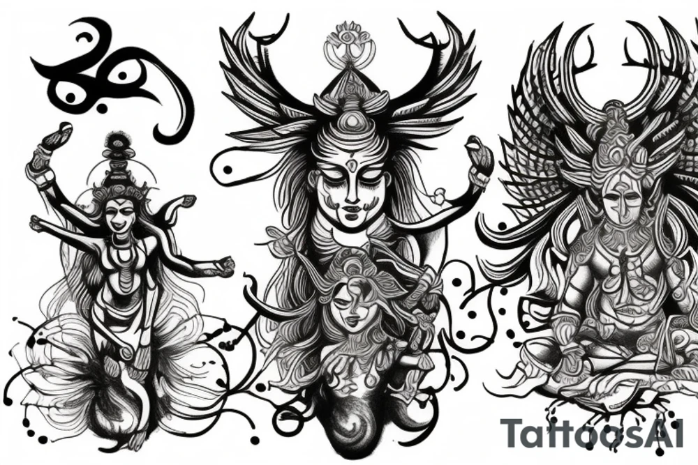 shiva tatoo tattoo idea