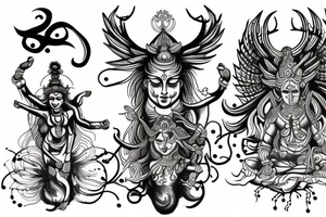 shiva tatoo tattoo idea