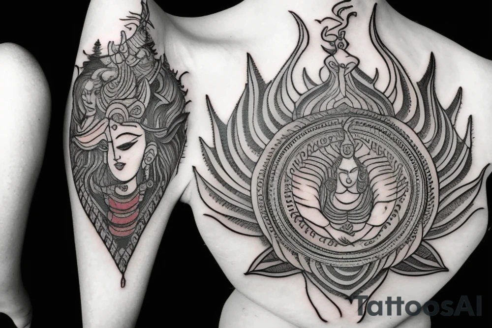 shiva tatoo tattoo idea