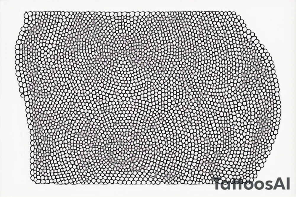 Geometric, dot art, line and dots. tattoo idea