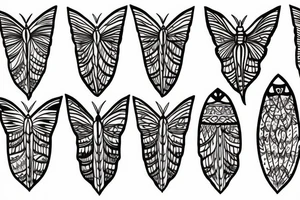 Luna moth tattoo idea