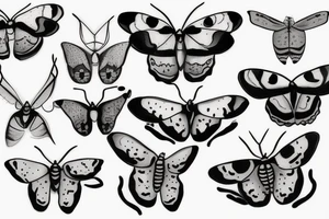 Cecropia moth tattoo idea