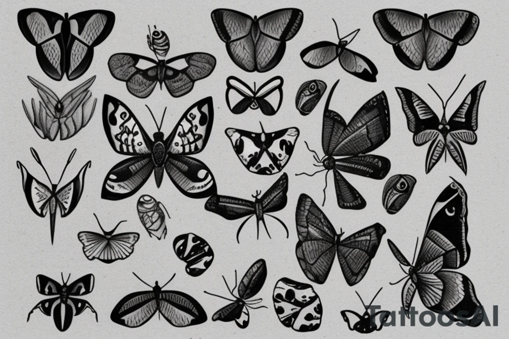 Cecropia moth tattoo idea