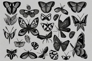 Cecropia moth tattoo idea