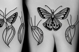 Cecropia moth tattoo idea