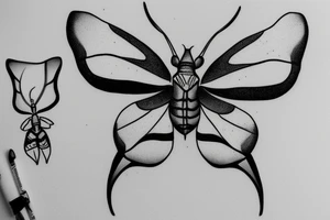 Cecropia moth tattoo idea