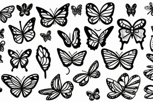 Broken Butterfly tattoo idea