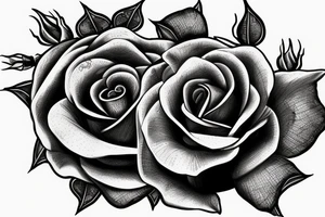 war dead rose tattoo idea