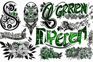 "Green" tattoo idea