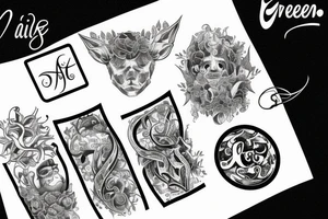 The name Green tattoo idea