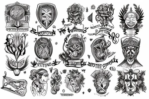 Stoic virtues tattoo idea