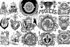Stoic virtues tattoo idea